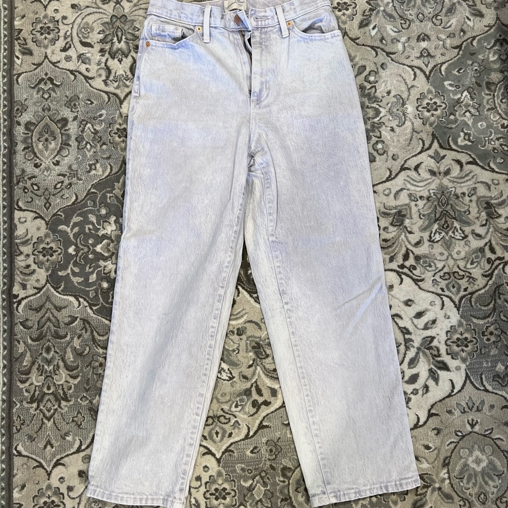 Purple wash jeans
